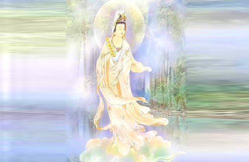 三十年唯诵观音普门品，天乐天花祥瑞感应