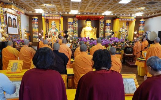 圣迹寺佛音清净入人心 祈福法会引导慈悲与正念