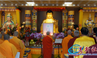 圣蹟寺恭迎南无阿弥陀佛佛诞 梵唄声声祈愿世界和平